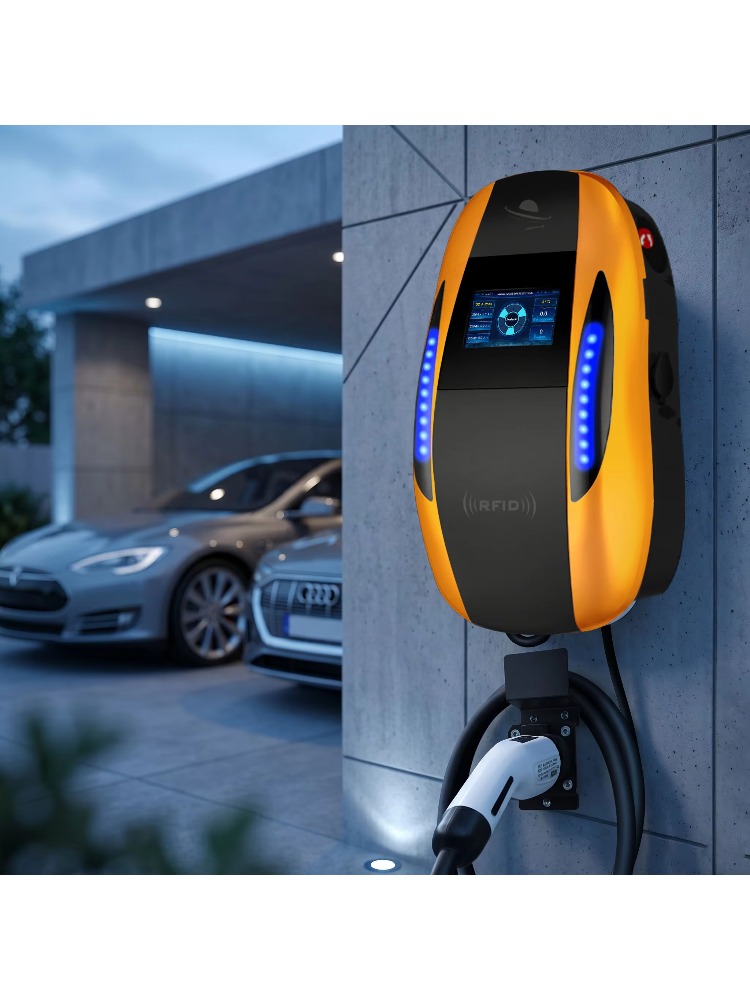 Ev Charging Pile - شاحن سيارات كهربائية AC مقاوم للماء