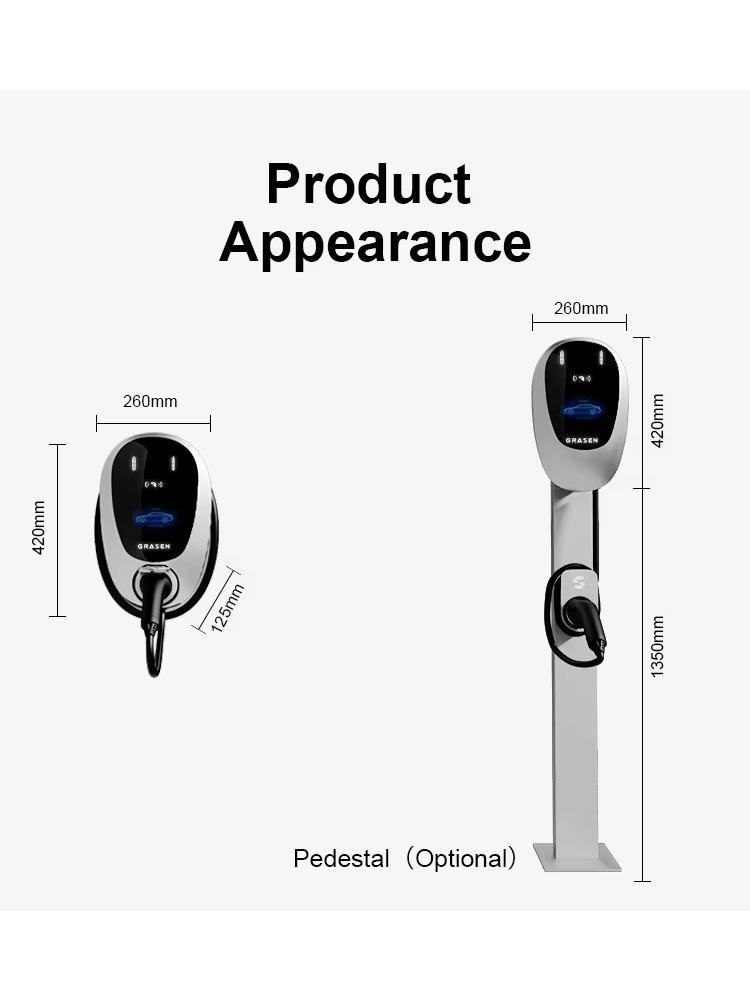 Type 2 Charger - شاحن سيارات كهربائية منزلي 7 كيلوواط