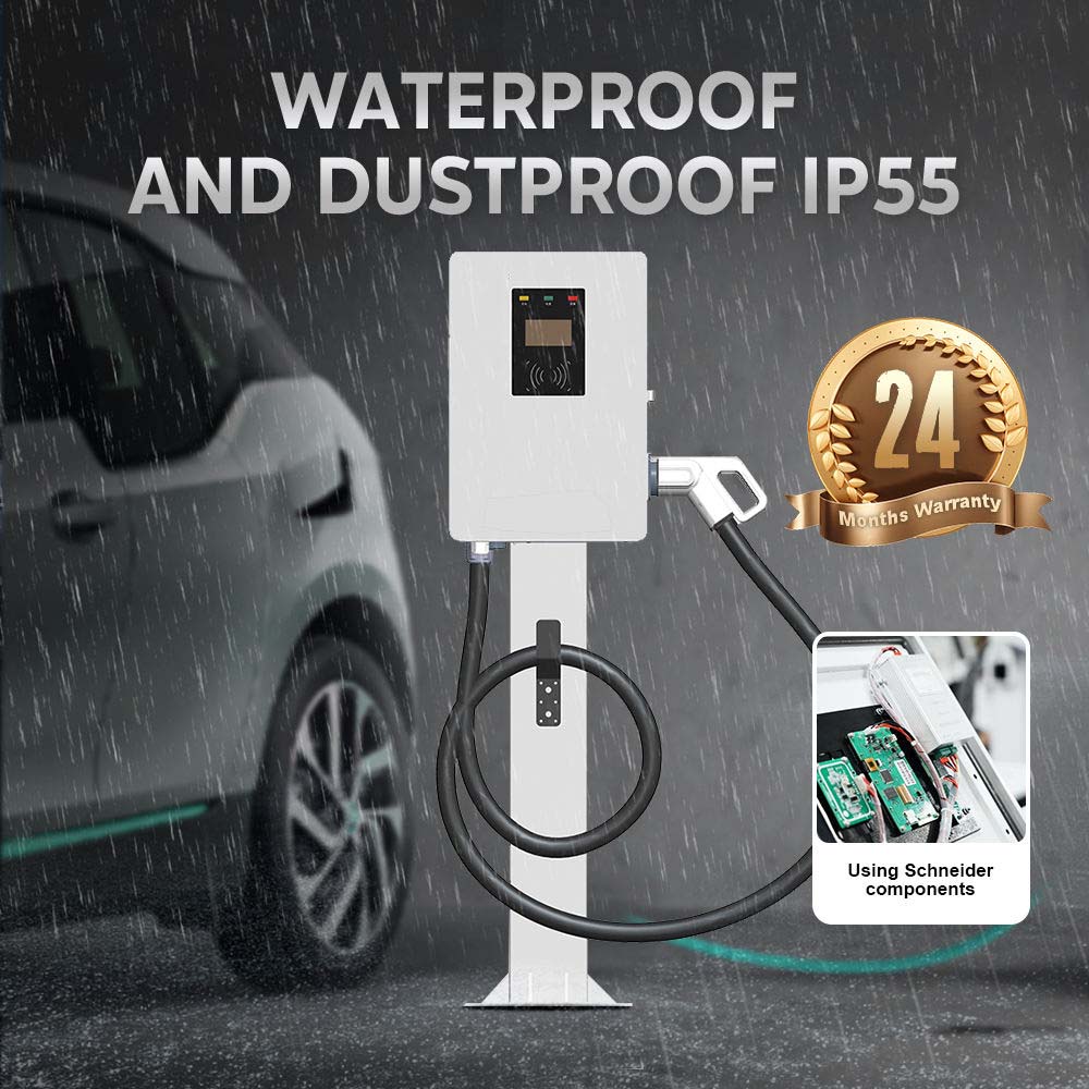 شواحن سيارات كهربائية 50A DC ل - مراجعة Fast Ev Charger وسعره