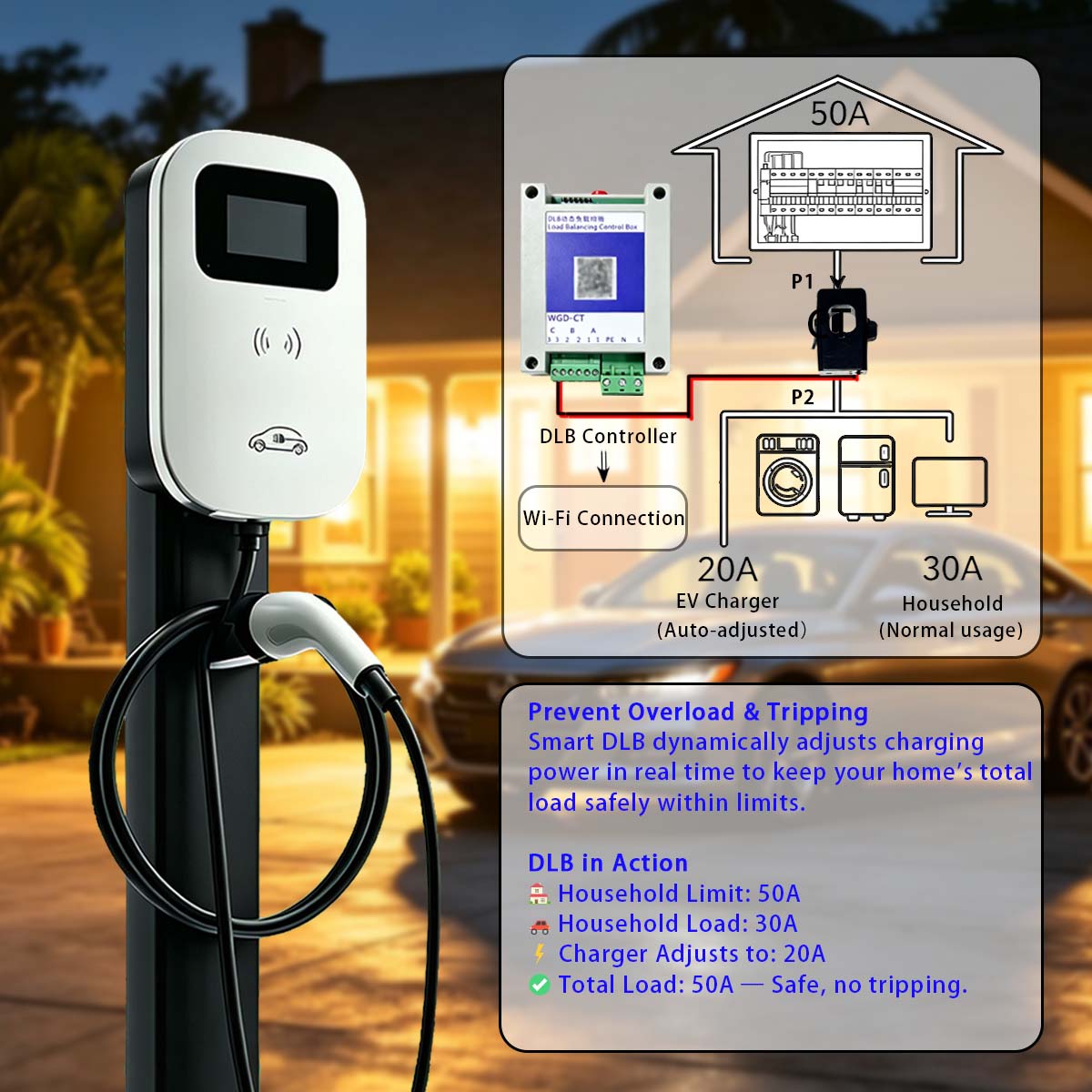 شاحن سيارات كهربائية JIGU بتقن - مراجعة Wallbox Ev وسعره