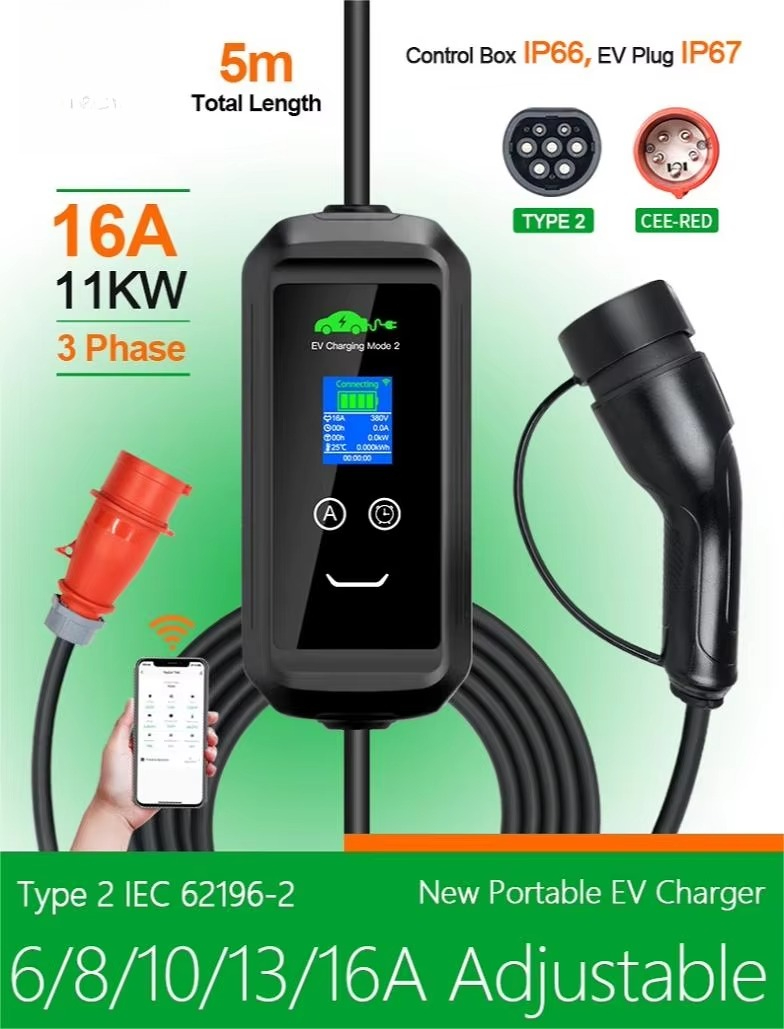 شاحن سيارات كهربائية محمول مخص - مراجعة Ev Charging Pile وسعره