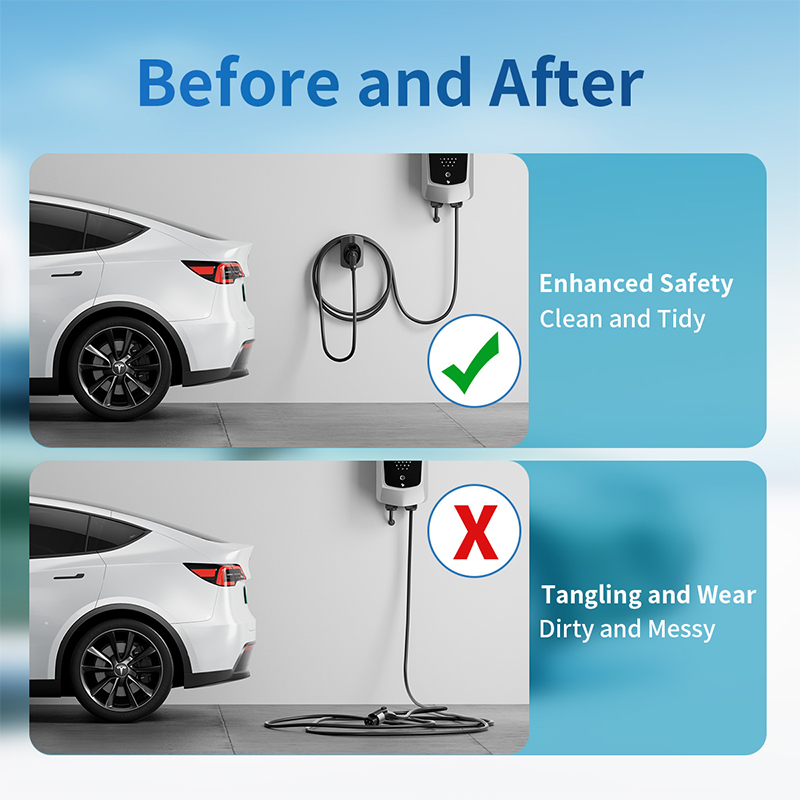 حامل كابل شحن السيارات الكهربا - مراجعة Ev Charging Cable وسعره