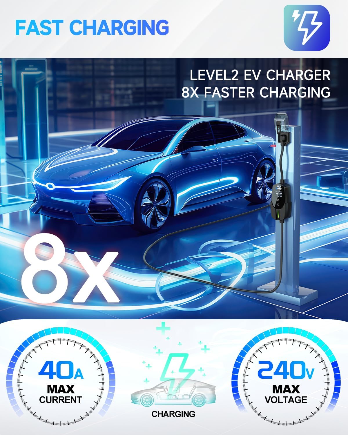 شاحن EVDANCE المحمول للسيارات  - مراجعة Portable Ev Charger وسعره