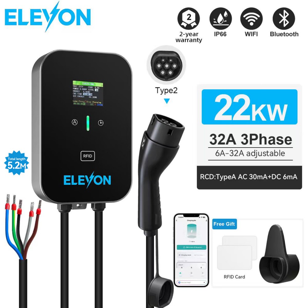 محطة شحن ELEVON EV بقدرة 22 كي - مراجعة Wallbox Ev وسعره